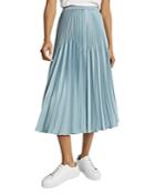 Reiss Diana Embellished Pleated Midi Skirt