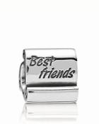 Pandora Charm - Sterling Silver Best Friends Scroll
