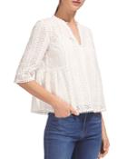 Whistles Isidora Lace Top