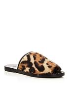 Freda Salvador Women's Pure Jaguar Print Slide Sandals