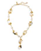 Oscar De La Renta Caged Beads Necklace, 22.5