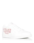 Valentino Garavani Men's Atelier Logo Low Top Sneakers