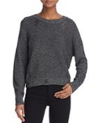 Guess Threadbare Cropped Sweater