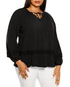 Belldini Plus Long Sleeve Top