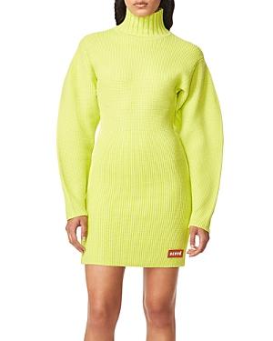 Herve By Herve Leger Banana Sleeve Dress