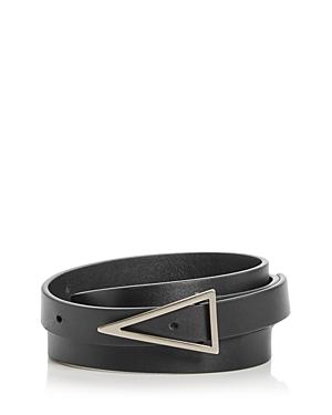 Bottega Veneta Men's Slim Leather Belt