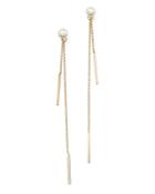 Zoe Chicco 14k Yellow Gold Stud Earrings With Cultured Freshwater Pearls