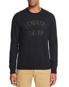 Reigning Champ Club Logo Applique Sweatshirt