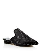 Rebecca Minkoff Women's Chamille Studded Pointed Toe Mules