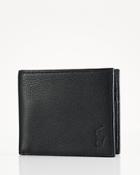 Polo Ralph Lauren Pebbled Leather Billfold Wallet
