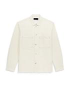 The Kooples Roomy Cotton Denim Shirt