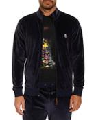 Robert Graham Dunster Cotton Blend Velour Jacket