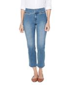 Nydj Marilyn Straight Ankle Jeans In Clean Brickell