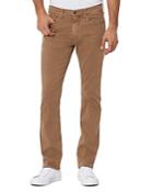 Paige Federal Straight Slim Fit Jeans In Vintage New Chestnut