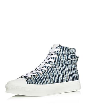 Givenchy Men's City Logo Print High Top Sneakers