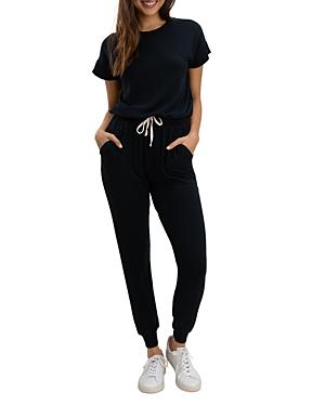 Splendid Flora Short Sleeve Jumpsuit