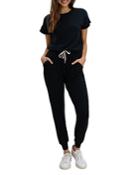 Splendid Flora Short Sleeve Jumpsuit