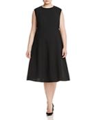 Lafayette 148 New York Plus Marley Fit-and-flare Dress