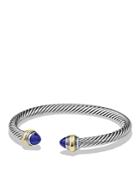 David Yurman Cable Classics Bracelet With Lapis Lazuli And 14k Gold