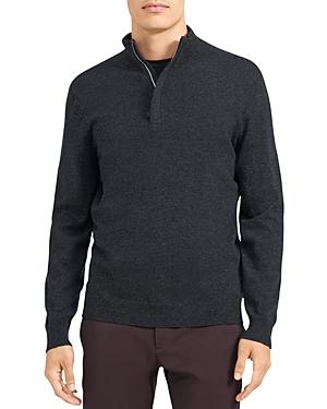 Theory Hilles Quarter Zip Cashmere Sweater