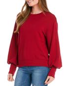 Karen Kane Puff Sleeve Sweatshirt