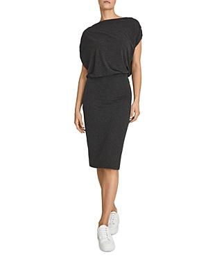 Reiss Evelyn Draped Jersey Dress