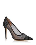 Sjp By Sarah Jessica Parker Women's Eclipse Pointed Toe Mesh High Heel Pumps
