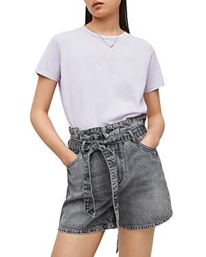 Allsaints Mic Logo Embroidery Tee
