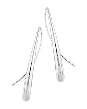Bloomingdale's Long Teardrop Threader Earrings In 14k White Gold - 100% Exclusive
