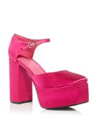 Jeffrey Campbell Women's Ovr-n-out Platform High Block Heel Sandals
