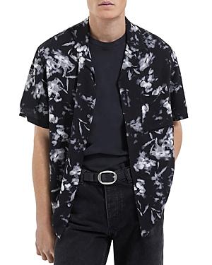 The Kooples Ghost Flower Short Sleeve Shirt
