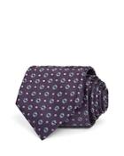 Canali Floral Dot Silk Classic Tie