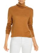 Vince Fitted Cashmere Turtleneck Sweater