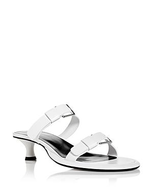 Proenza Schouler Women's Pipe Kitten Heel Slide Sandals