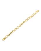 Freida Rothman Radiance Chain Link Bracelet In 14k Gold-plated & Rhodium-plated Sterling Silver