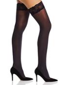 Pretty Polly Velvet Lace Stay-up Thigh-high Tights