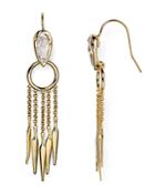 Alexis Bittar Miss Havisham Spike Tipped Tassel Drop Earrings