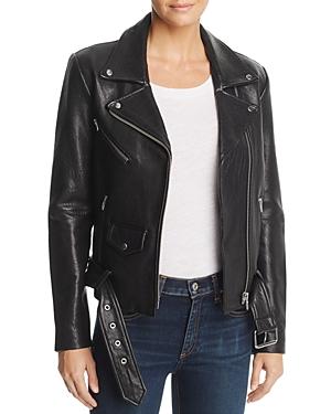 Veda Jayne Leather Moto Jacket