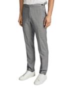 Reiss Wave Micro Houndstooth Suit Pants