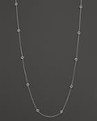 Ippolita Sterling Silver Rock Candy Long Stone Station Necklace In Clear Quartz, 48