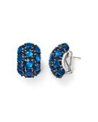 Ippolita Sterling Silver Rock Candy Wonderland Cluster Earrings In Frost