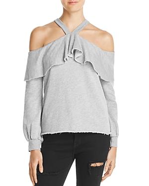 Nation Ltd Cascade Cold Shoulder Sweatshirt - 100% Exclusive