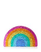 Kurt Geiger London Glitter Rainbow Clutch