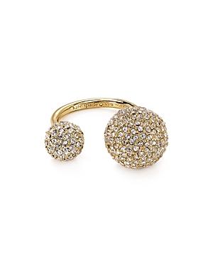 Kate Spade New York Pave Double Sphere Ring