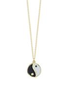 Moon & Meadow 14k Yellow Gold & Diamond Yin & Yang Pendant Necklace, 18 - 100% Exclusive