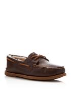Sperry A/o Gold 2-eye Wool Lined Boat Shoes