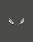 Diamond Ear Climbers In 14k White Gold, .50 Ct. T.w. - 100% Exclusive