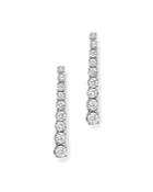 Bloomingdale's Diamond Linear Drop Earrings In 14k White Gold, 1.0 Ct. T.w. - 100% Exclusive
