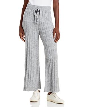 Aqua Ribbed Knit Drawstring Pants - 100% Exclusive