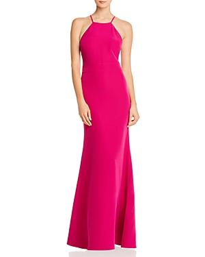 Laundry By Shelli Segal Cutout Racerback Gown